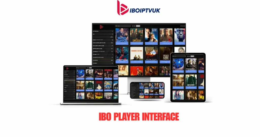 IBO Player app interface IMAGE